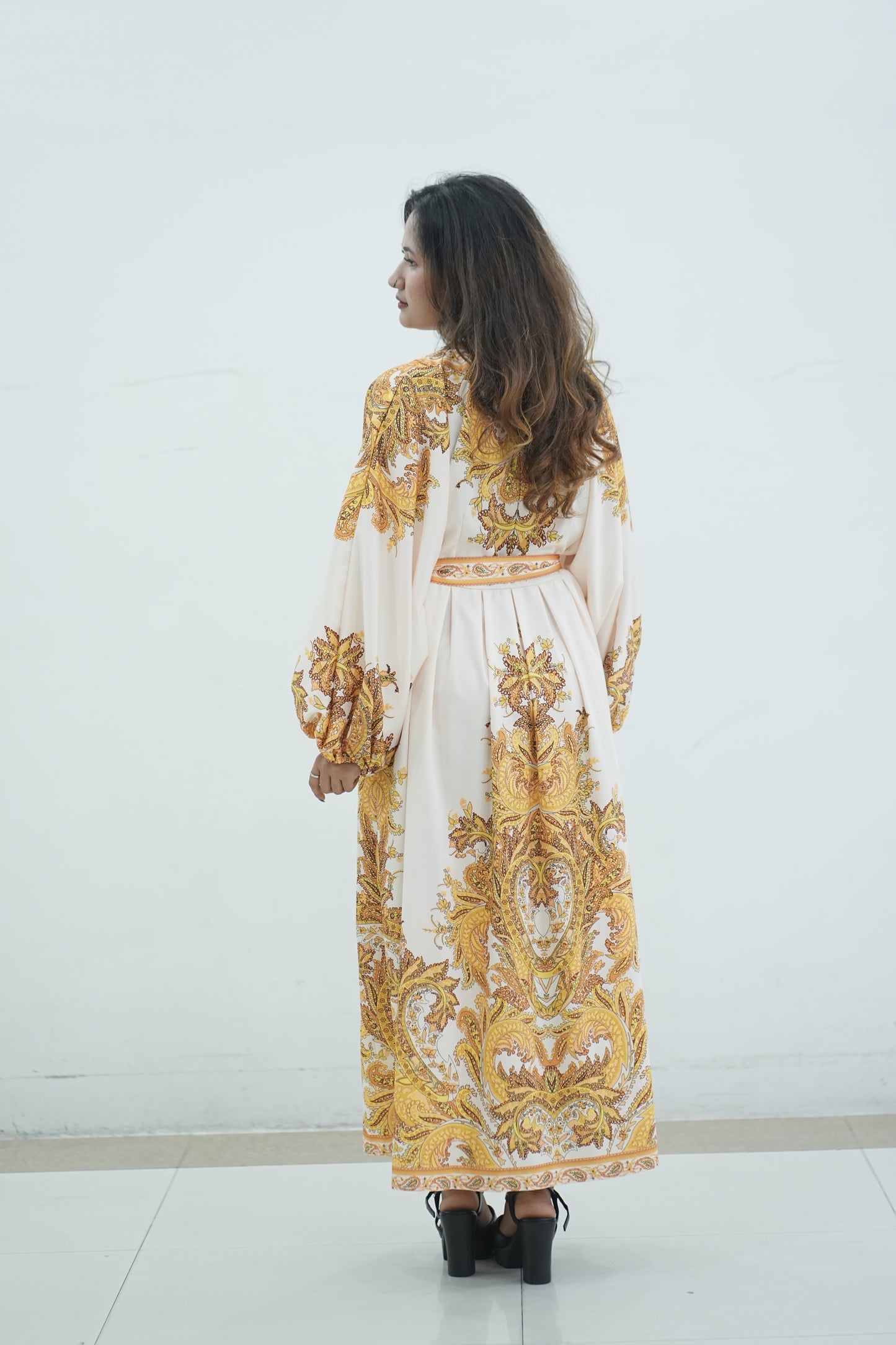 Spring Autumn Elegant Maxi Dress