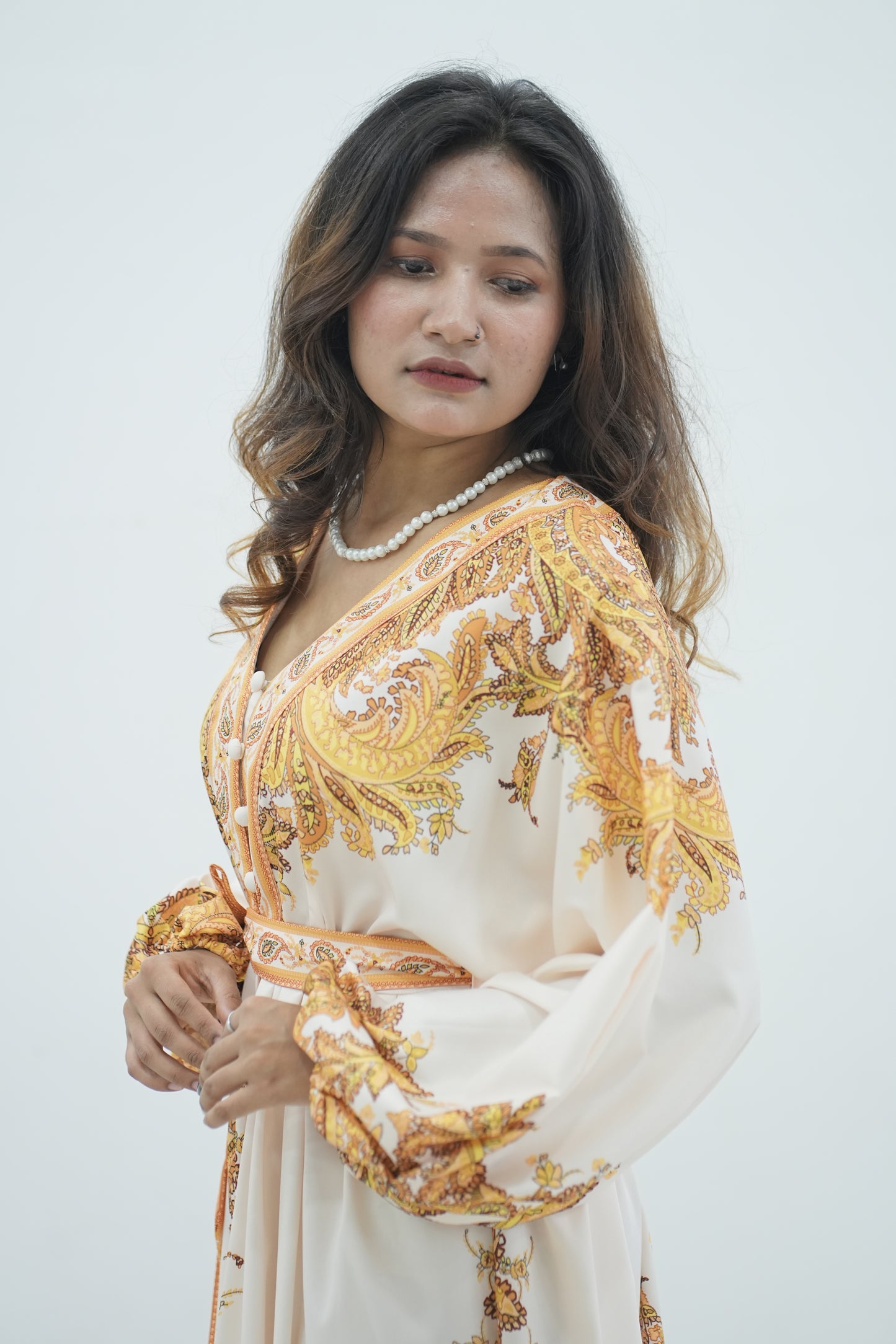 Spring Autumn Elegant Maxi Dress