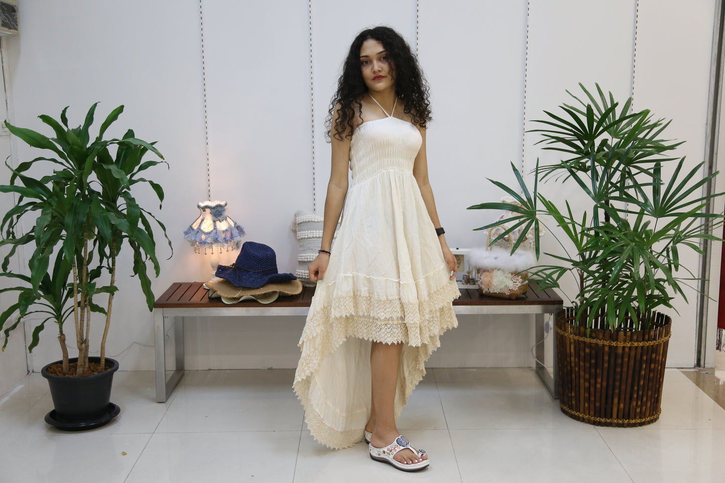 Bohemian Romance Cotton Gauze Dress